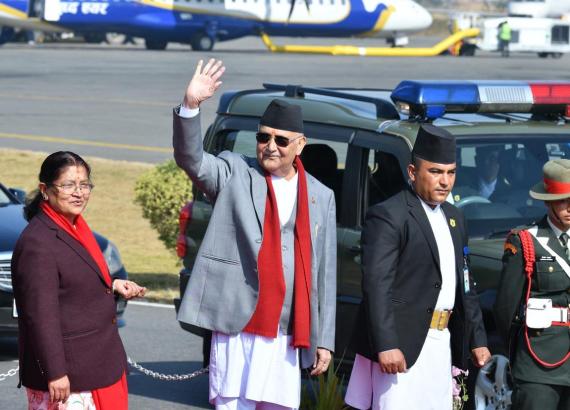 प्रधानमन्त्री ओली चारदिने औपचारिक भ्रमणको लागि चीन प्रस्थान